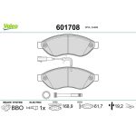 Valeo 601708 Bremsbelagsatz, Scheibenbremse Valeo 601708 Bremsbelagsatz, Scheibenbremse