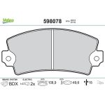 Valeo 598078 Bremsbelagsatz, Scheibenbremse Valeo 598078 Bremsbelagsatz, Scheibenbremse