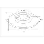 Bremsscheibe 672807