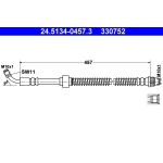 ATE 24.5134-0457.3 Bremsschlauch ATE 24.5134-0457.3 Bremsschlauch