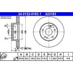Bremsscheibe 24.0122-0183.1