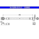 ATE 24.5259-0315.3 Bremsschlauch