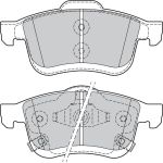 Valeo 601414 Bremsbelagsatz, Scheibenbremse Valeo 601414 Bremsbelagsatz, Scheibenbremse
