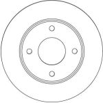 Bremsscheibe DF4457 Bremsscheibe DF4457