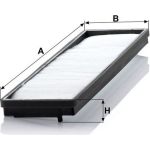 MANN-FILTER CU 5809 Innenraumfilter, Partikelfilter