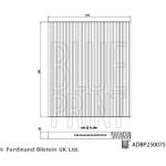 Filter, Innenraumluft ADBP250075 Filter, Innenraumluft ADBP250075