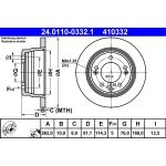 Bremsscheibe 24.0110-0332.1