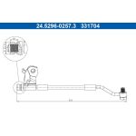 Bremsschlauch 24.5296-0257.3 Bremsschlauch 24.5296-0257.3