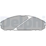 Delphi LP1075 Bremsbelagsatz, Scheibenbremse Delphi LP1075 Bremsbelagsatz, Scheibenbremse
