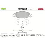 Bremsbelagsatz, Scheibenbremse 302020A Bremsbelagsatz, Scheibenbremse 302020A