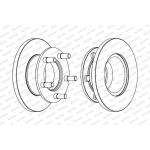 Ferodo FCR221A Bremsscheibe PREMIER