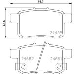 Bremsbelagsatz, Scheibenbremse 8DB 355 013-631 Bremsbelagsatz, Scheibenbremse 8DB 355 013-631