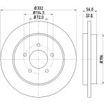 Hella 8DD 355 116-271 Bremsscheibe PRO