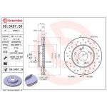Bremsscheibe 09.5457.3X