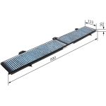 BOSCH 0 986 628 508 Innenraumfilter FILTER+pro BOSCH 0 986 628 508 Innenraumfilter FILTER+pro