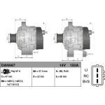 Denso DAN987 Generator Denso DAN987 Generator