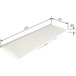 BOSCH 1 987 431 187 Innenraumfilter BOSCH 1 987 431 187 Innenraumfilter