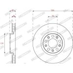 Ferodo DDF2773C Bremsscheibe PREMIER Ferodo DDF2773C Bremsscheibe PREMIER