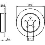 Bremsscheibe 0 986 478 514 Bremsscheibe 0 986 478 514