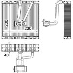 Verdampfer, Klimaanlage AE 93 000P Verdampfer, Klimaanlage AE 93 000P