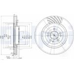 Delphi BG9759 Bremsscheibe Delphi BG9759 Bremsscheibe