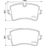 Hella Pagid 8DB 355 016-001 Bremsbelagsatz, Scheibenbremse Hella Pagid 8DB 355 016-001 Bremsbelagsatz, Scheibenbremse
