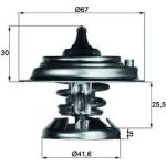 Thermostat, Kühlmittel TX 29 71D Thermostat, Kühlmittel TX 29 71D