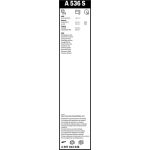 BOSCH A 536 S Scheibenwischer Aerotwin 3 397 014 536 BOSCH A 536 S Scheibenwischer Aerotwin 3 397 014 536