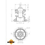 NRF 725225 Thermostat, Kühlmittel NRF 725225 Thermostat, Kühlmittel