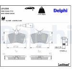 Delphi LP1556 Bremsbelagsatz, Scheibenbremse Delphi LP1556 Bremsbelagsatz, Scheibenbremse