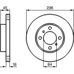 Bremsscheibe 0 986 478 572 Bremsscheibe 0 986 478 572