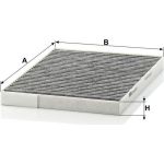 MANN-FILTER CUK 2620 Innenraumfilter, Aktivkohlefilter MANN-FILTER CUK 2620 Innenraumfilter, Aktivkohlefilter