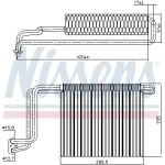 Verdampfer, Klimaanlage 92248 Verdampfer, Klimaanlage 92248