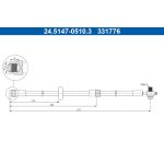 ATE 24.5147-0510.3 Bremsschlauch ATE 24.5147-0510.3 Bremsschlauch