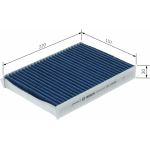 Filter, Innenraumluft 0 986 628 642 Filter, Innenraumluft 0 986 628 642