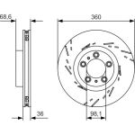 Bremsscheibe 0 986 479 D22