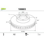 Bremsscheibe 186603