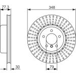BOSCH 0 986 479 584 Bremsscheibe BOSCH 0 986 479 584 Bremsscheibe