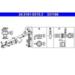 ATE 24.5161-0315.3 Bremsschlauch