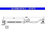 Bremsschlauch 24.5298-0516.3 Bremsschlauch 24.5298-0516.3