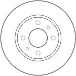 TRW DF1736 Bremsscheibe TRW DF1736 Bremsscheibe