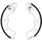 BOSCH 0 986 487 578 Bremsbackensatz BOSCH 0 986 487 578 Bremsbackensatz