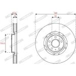 Ferodo DDF2774LC-1 Bremsscheibe PREMIER Ferodo DDF2774LC-1 Bremsscheibe PREMIER