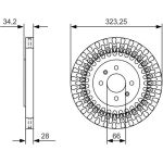 Bremsscheibe 0 986 479 A90 Bremsscheibe 0 986 479 A90