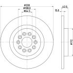 Bremsscheibe 8DD 355 116-711 Bremsscheibe 8DD 355 116-711