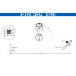 Bremsschlauch 24.5143-0280.3