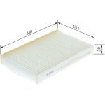 BOSCH 1 987 432 247 Innenraumfilter FILTER+pro