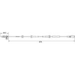 Sensor, Raddrehzahl 0 265 007 790