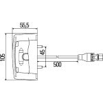 Kennzeichenleuchte 2KA 340 828-001 Kennzeichenleuchte 2KA 340 828-001