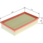 BOSCH 1 457 433 607 Luftfilter BOSCH 1 457 433 607 Luftfilter